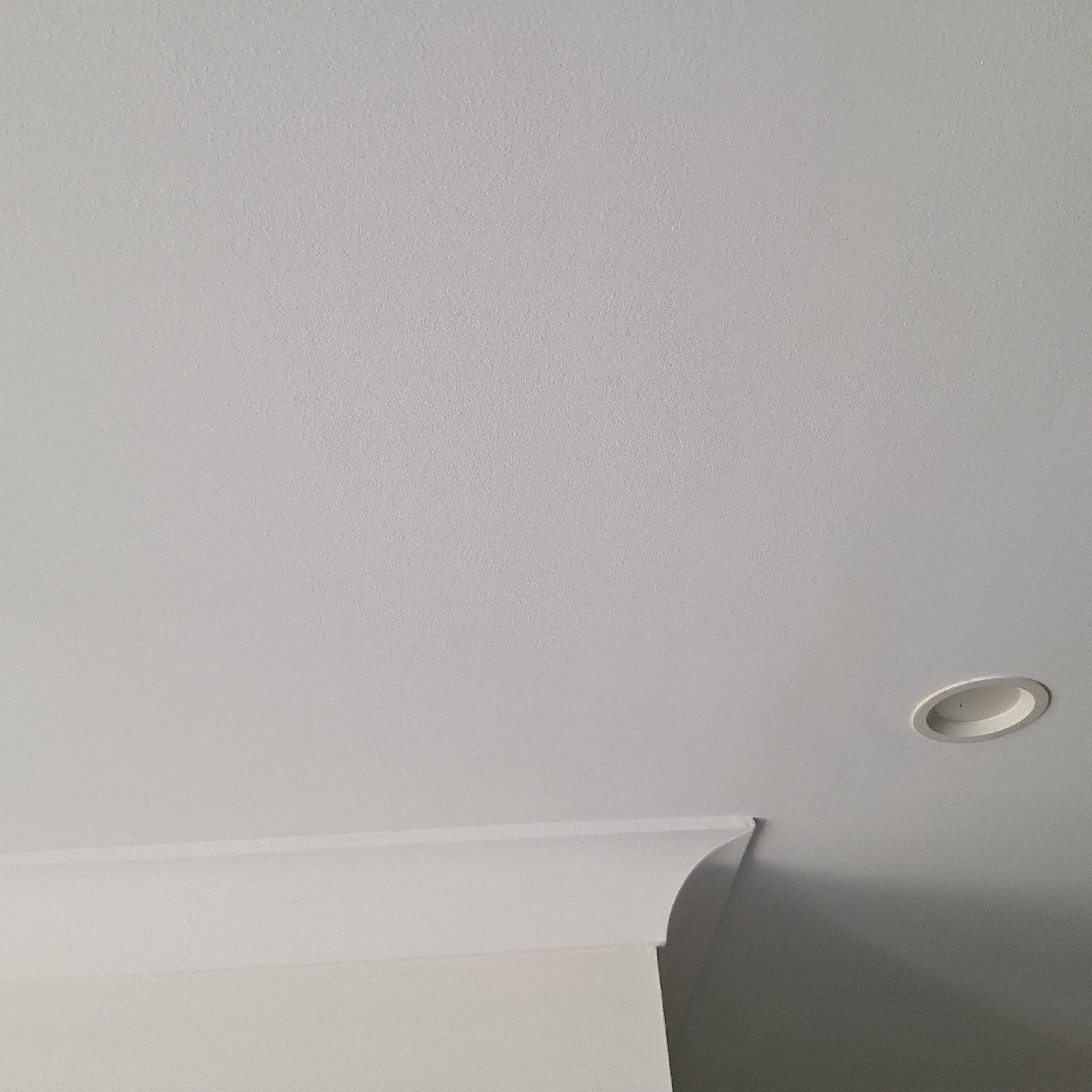 Damaged ceiling interior house painting in Newcastle – after
